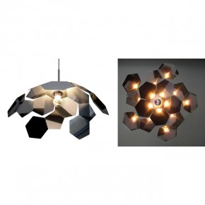 The Starflower lamp is a piece of Universe on your ceiling